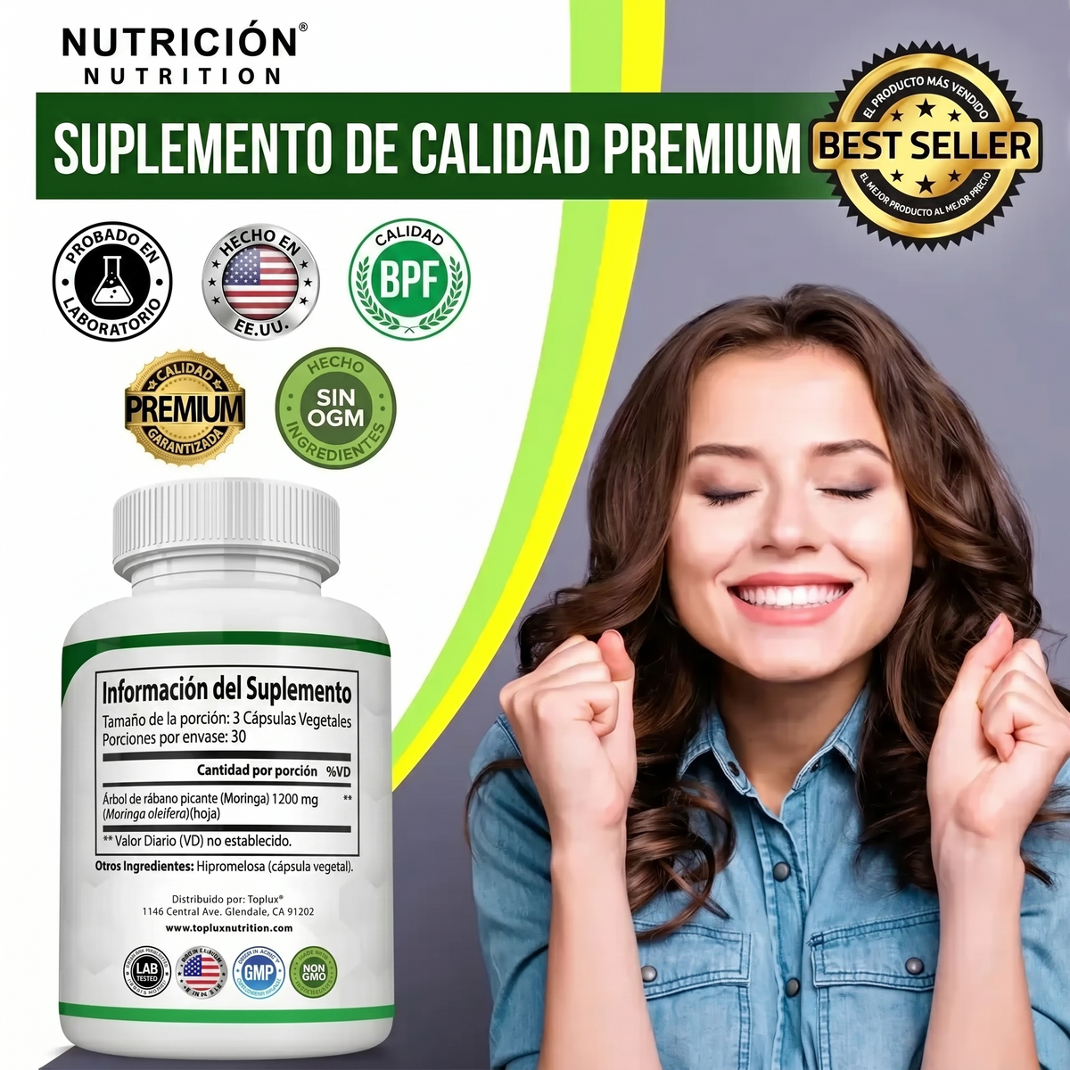 Moringa+ Oficial 1200mg