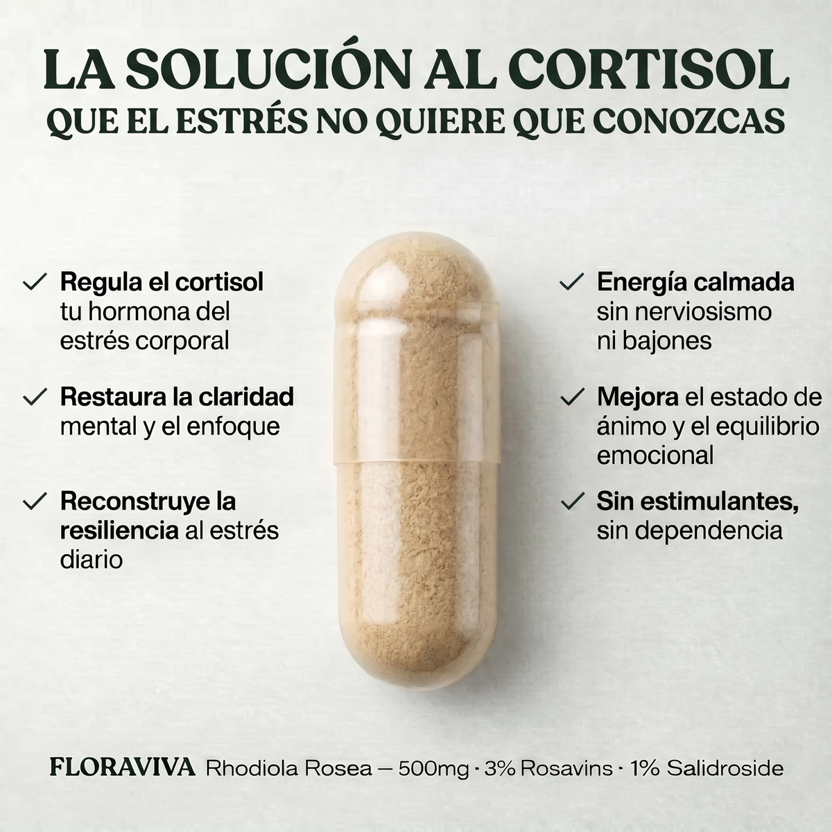 Rhodiola Rosea+ Oficial 500mg